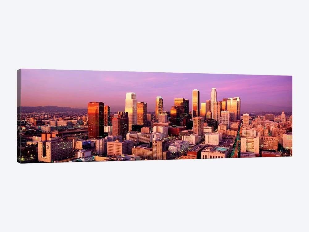 Sunset Skyline Los Angeles CA USA by Panoramic Images 1-piece Art Print