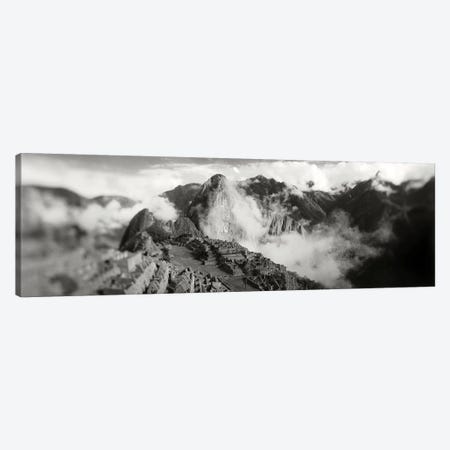 Ruins of buildings at an archaeological site, Inca Ruins, Machu Picchu, Cusco Region, Peru Canvas Print #PIM11368} by Panoramic Images Canvas Wall Art