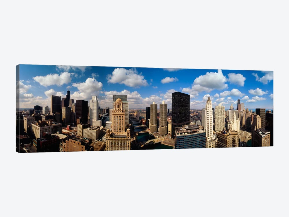 Skyline From Lake Michigan, Chicago, Illinois, USA #2 by Panoramic Images 1-piece Canvas Art Print