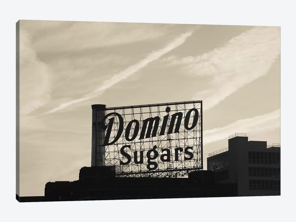 Low angle view of domino sugar sign, Inner Harbor, Baltimore, Maryland, USA by Panoramic Images 1-piece Canvas Wall Art