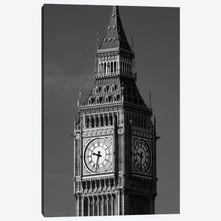 Low angle view of a clock tower, Big Ben, Houses Of Parliament, City Of Westminster, London, England Canvas Print #PIM11464} by Panoramic Images Canvas Art