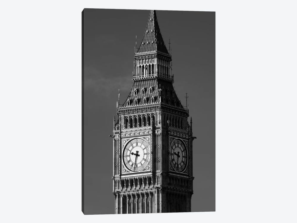 Low angle view of a clock tower, Big Ben, Houses Of Parliament, City Of Westminster, London, England by Panoramic Images 1-piece Canvas Print