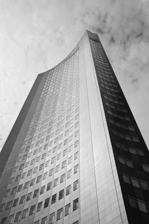 Low angle view of a building, City-Hochhaus, Leipzig, Saxony, Germany