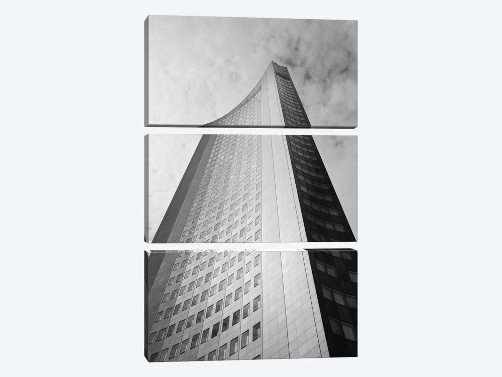 Low angle view of a building, City-Hochhaus, Leipzig, Saxony, Germany by Panoramic Images 3-piece Canvas Artwork