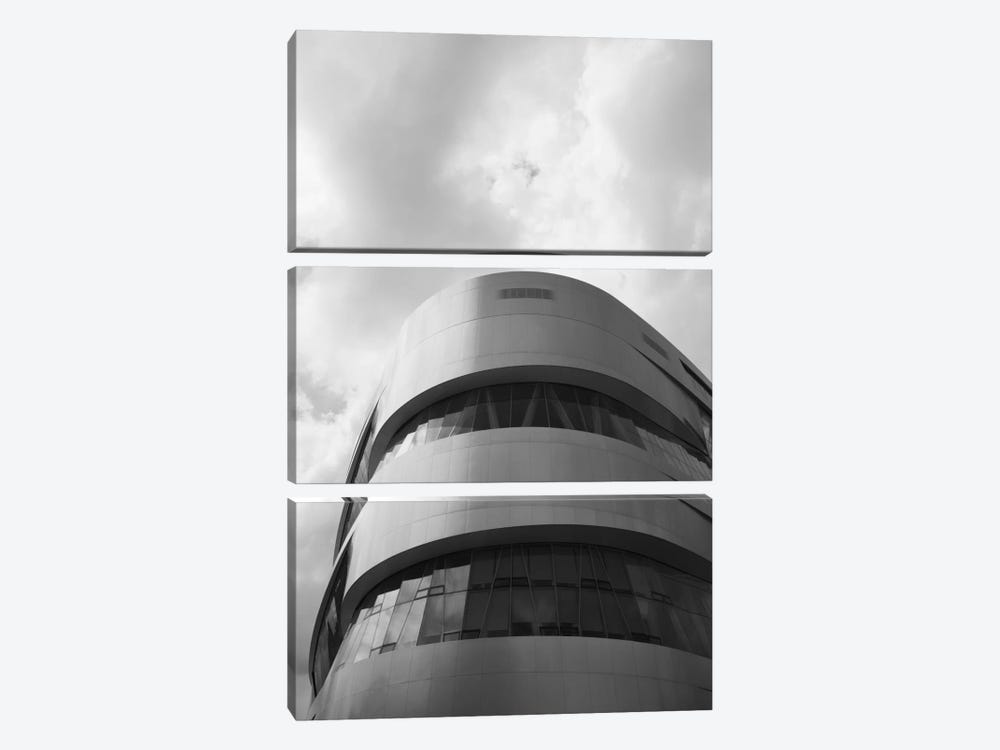 Low angle view of an automotive museum 2, Mercedes-Benz Museum, Stuttgart, Baden-Wurttemberg, Germany by Panoramic Images 3-piece Canvas Art