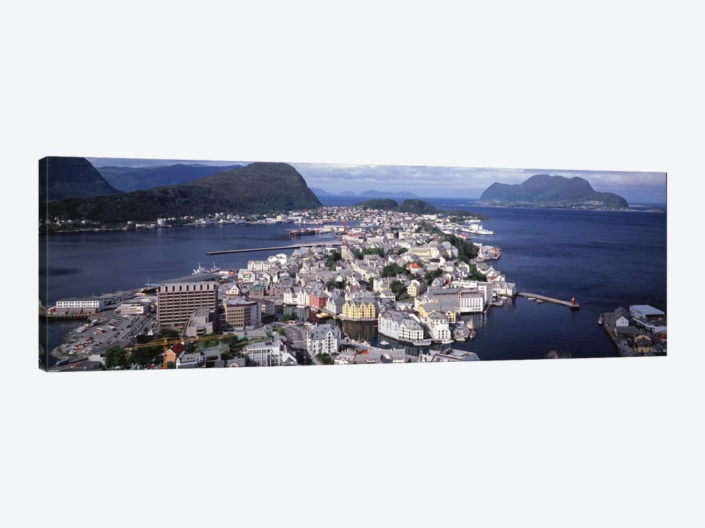 Cityscape Alesund Norway by Panoramic Images 1-piece Canvas Artwork
