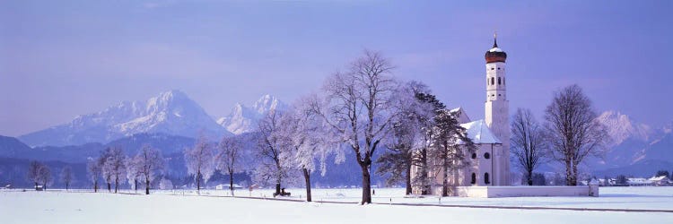 Winter St Coloman Church Schwangau Germany