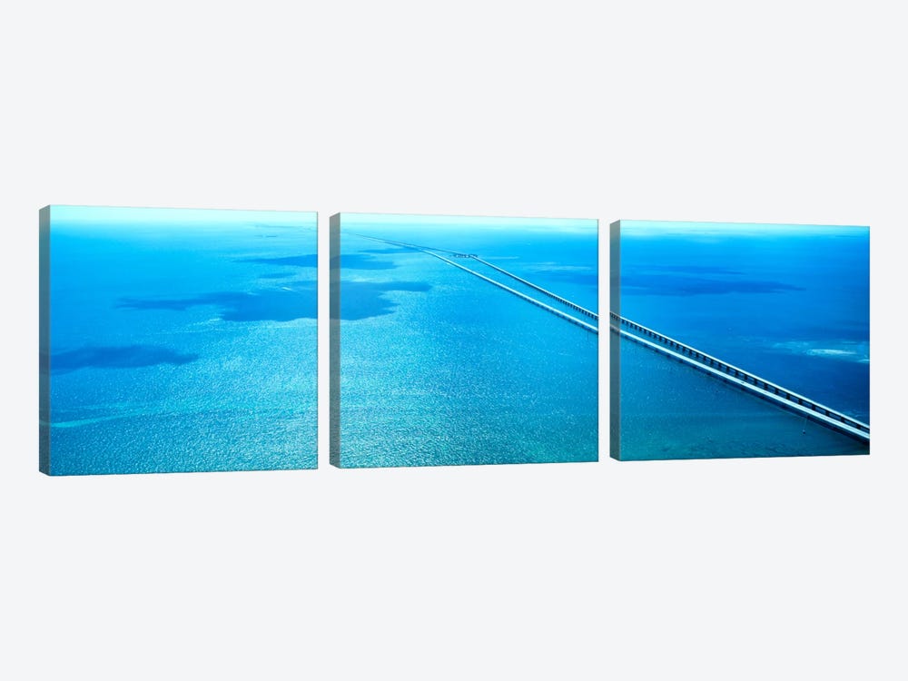 Seven Miles Bridge Florida Keys FL USA by Panoramic Images 3-piece Art Print