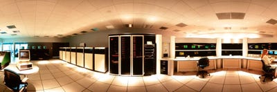 Interior Computer Room by Panoramic Images multi panel art