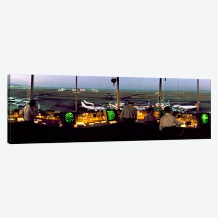 San Francisco Intl Airport Control Tower San Francisco CA Canvas Print #PIM1154} by Panoramic Images Canvas Artwork