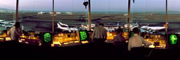 Airports: San Francisco Intl Airport Control Tower San Francisco CA by Panoramic Images