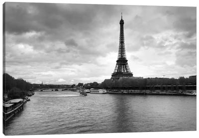 Eiffel Tower from Pont De Bir-Hakeim, Paris, Ile-De-France, France Canvas Art Print - Paris Photography