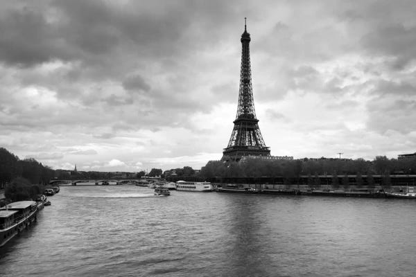 Paris Photography: Eiffel Tower from Pont De Bir-Hakeim, Paris, Ile-De-France, France by Panoramic Images