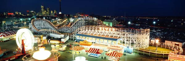 Amusement Parks: Amusement Park Ontario Toronto Canada by Panoramic Images