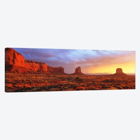 Monument Valley Sunrise, Navajo Nation, Arizona, USA Canvas Print #PIM1161} by Panoramic Images Canvas Artwork
