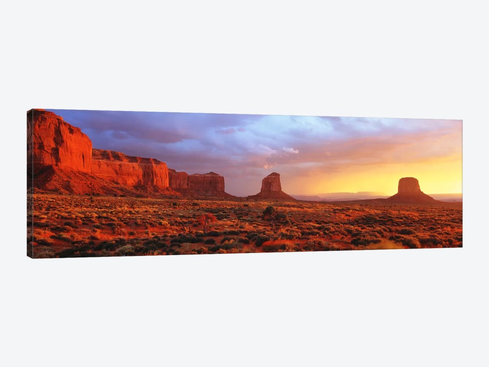 Monument Valley Sunrise, Navajo Nation, Arizona, USA by Panoramic Images 1-piece Canvas Wall Art