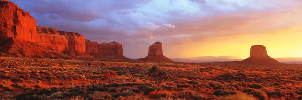 Panoramic Images: Monument Valley Sunrise, Navajo Nation, Arizona, USA by Panoramic Images