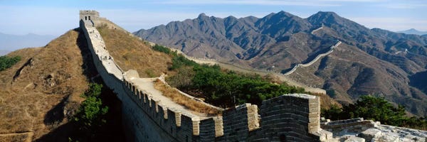 The Great Wall Of China: Great Wall Of China by Panoramic Images