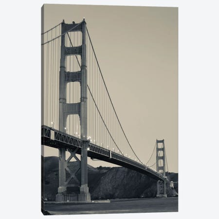 Golden Gate Bridge At Dawn, San Francisco, California, USA Canvas Print #PIM11680} by Panoramic Images Art Print