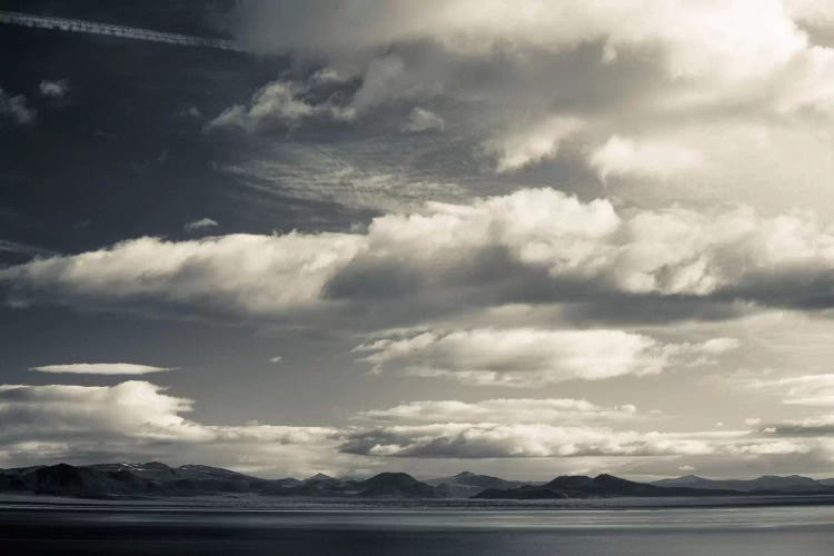 Clouds over a lake, Mono Lake, Lee Vining, Mono County, California, USA