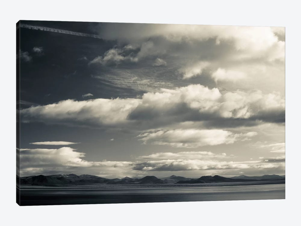 Clouds over a lake, Mono Lake, Lee Vining, Mono County, California, USA by Panoramic Images 1-piece Canvas Art Print