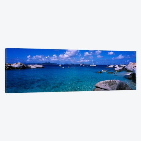 Seascape, The Baths, Virgin Gorda, British Virgin Islands Canvas Print #PIM1172} by Panoramic Images Art Print