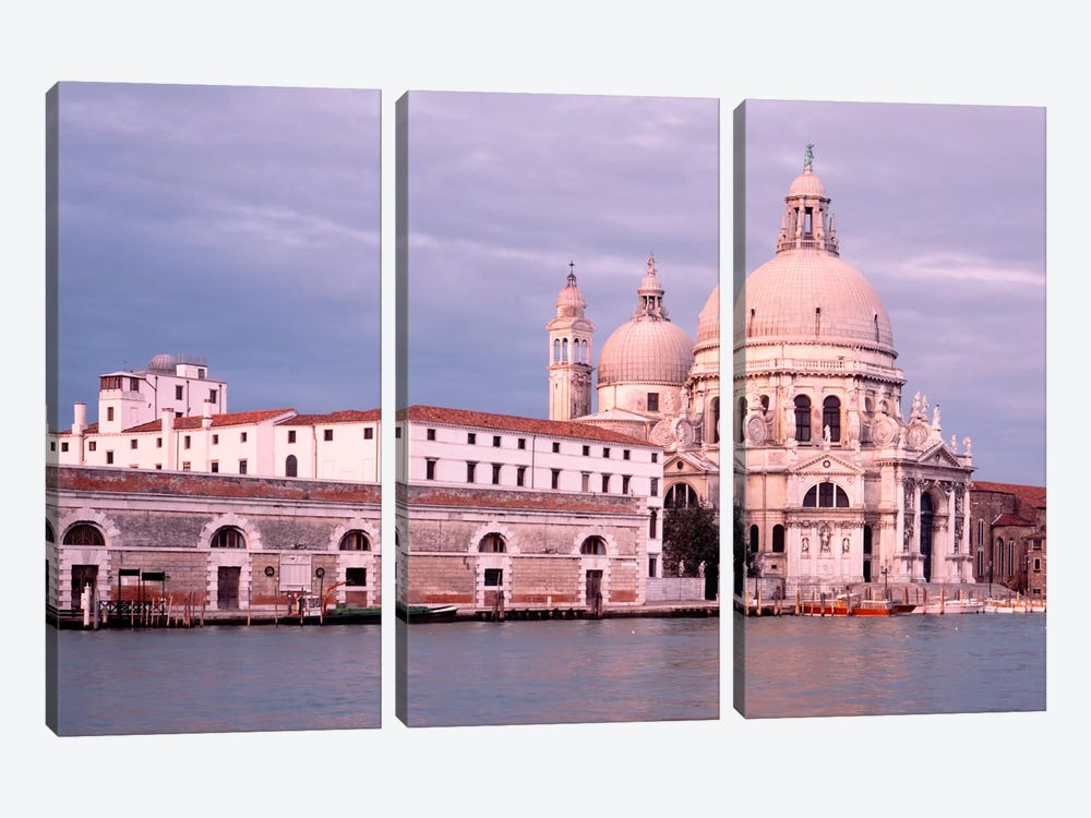 Santa Maria della Salute Grand Canal Venice Italy by Panoramic Images 3-piece Canvas Artwork