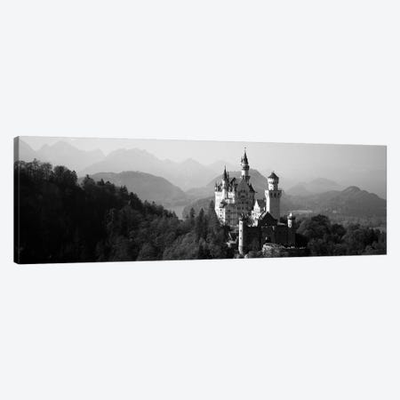Castle on a hill, Neuschwanstein Castle, Bavaria, Germany Canvas Print #PIM11760} by Panoramic Images Canvas Wall Art