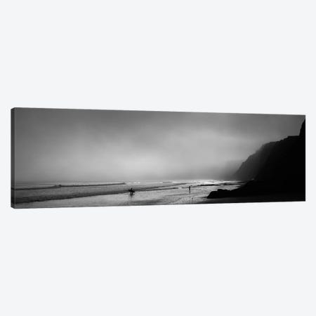 Surfers on the beach, Point Reyes National Seashore, Marin County, California, USA Canvas Print #PIM11768} by Panoramic Images Canvas Wall Art
