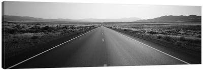 Desert Road, Nevada, USA Canvas Art Print - Nevada Art