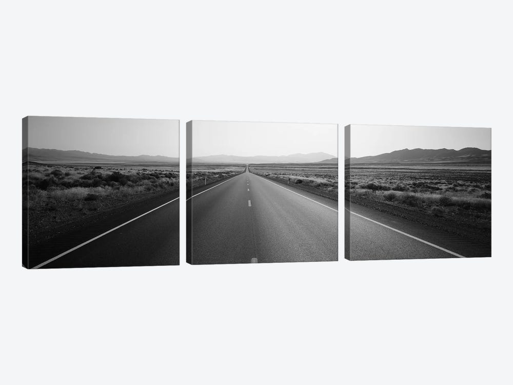 Desert Road, Nevada, USA by Panoramic Images 3-piece Art Print