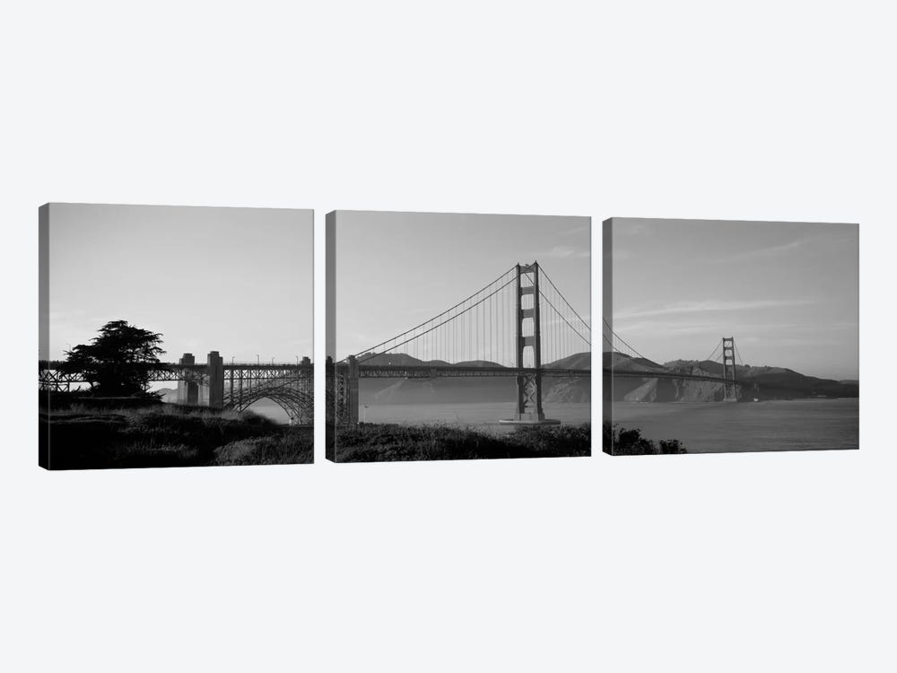 Golden Gate Bridge San Francisco CA USA by Panoramic Images 3-piece Canvas Artwork
