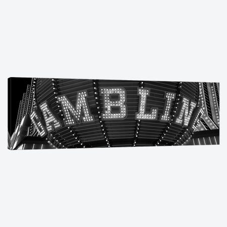 Close-up of a neon sign of gambling, Las Vegas, Clark County, Nevada, USA Canvas Print #PIM11793} by Panoramic Images Art Print
