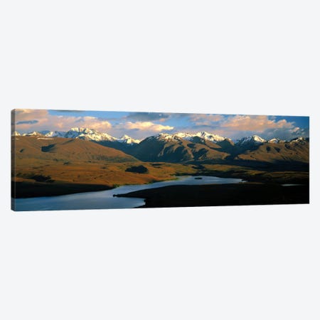 Lake Alexandrina New Zealand Canvas Print #PIM1179} by Panoramic Images Canvas Art Print