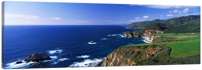 Coastal Landscape, Big Sur, California, USA Canvas Art Print - Big Sur Art