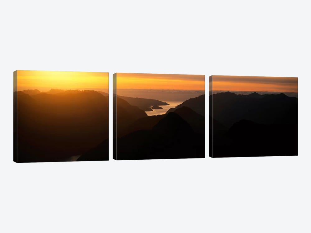Fiordland National Park New Zealand by Panoramic Images 3-piece Canvas Artwork