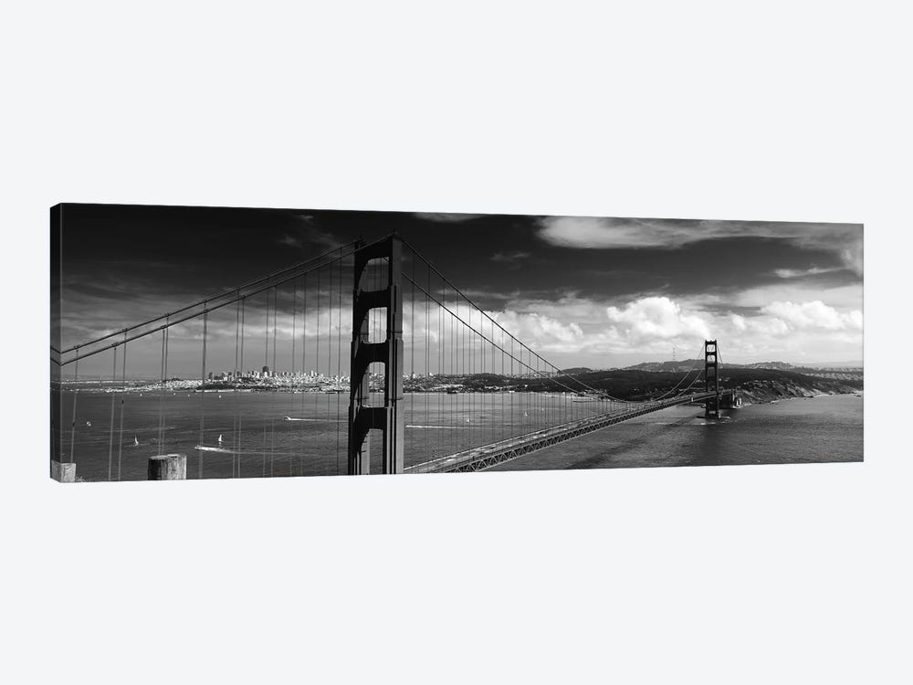 Bridge Over A River, Golden Gate Bridge, San Francisco, California, USA by Panoramic Images 1-piece Canvas Wall Art