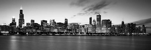 Illinois: Buildings at the waterfront, Lake Michigan, Chicago, Cook County, Illinois, USA by Panoramic Images