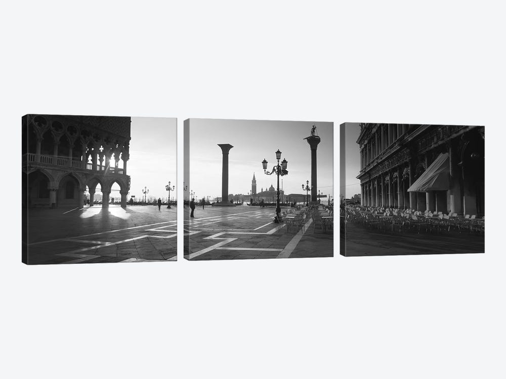 Saint Mark Square, Venice, Italy by Panoramic Images 3-piece Canvas Wall Art