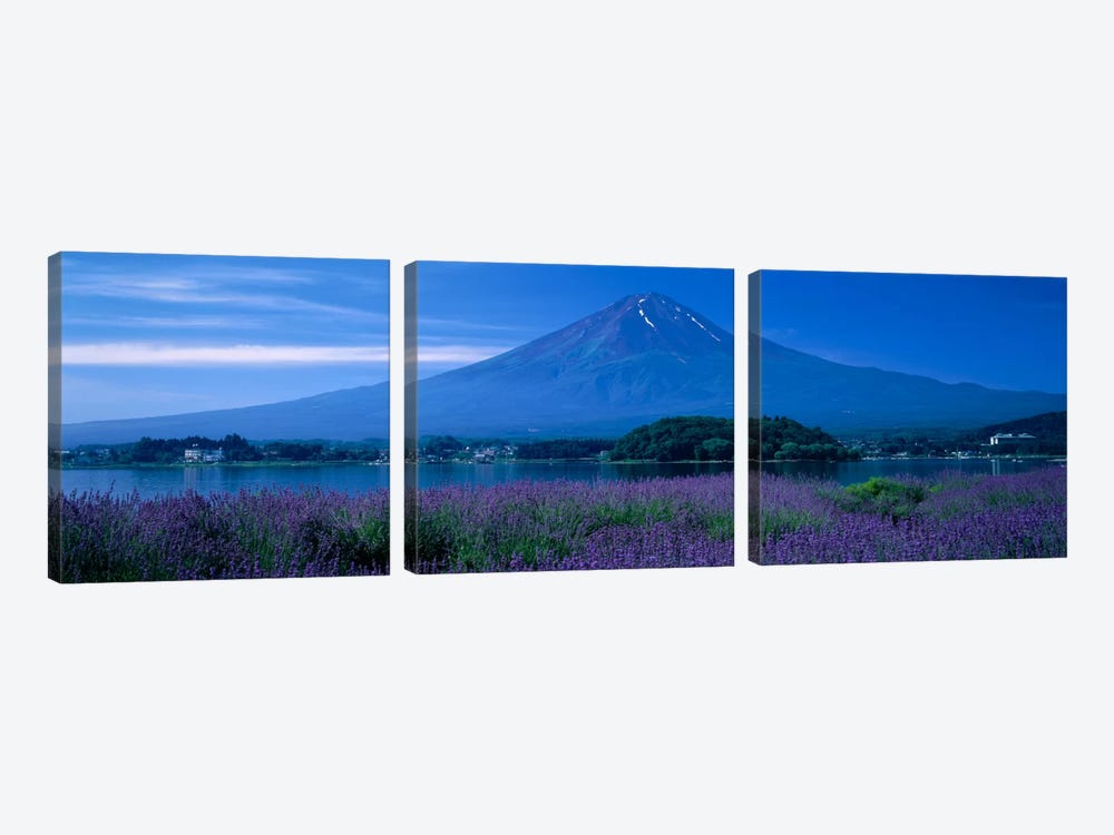 Mount Fuji Japan by Panoramic Images 3-piece Canvas Wall Art