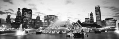 Buckingham Fountain, Grant Park, Chicago, Illinois, USA by Panoramic Images canvas print