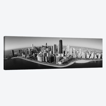 Aerial view of buildings in a city, Lake Michigan, Lake Shore Drive, Chicago, Illinois, USA Canvas Print #PIM11855} by Panoramic Images Art Print