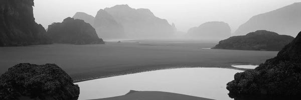 Oregon: Panoramic view of the ocean, Pacific Ocean, Bandon State Natural Area, Bandon, Oregon, USA by Panoramic Images