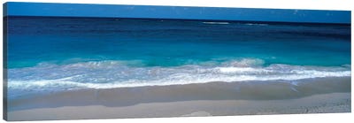 Waters Edge Barbados Caribbean Canvas Art Print - Sandy Beach Art