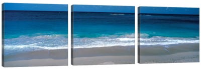Waters Edge Barbados Caribbean Canvas Art Print - 3-Piece Beach Art