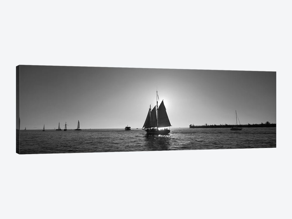 Sailboat, Key West, Florida, USA by Panoramic Images 1-piece Canvas Art