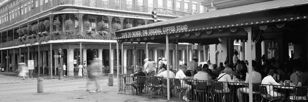 New Orleans: Cafe du Monde French Quarter New Orleans LA by Panoramic Images