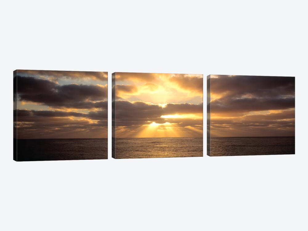 Sunset Sub Antarctic Australia by Panoramic Images 3-piece Canvas Artwork