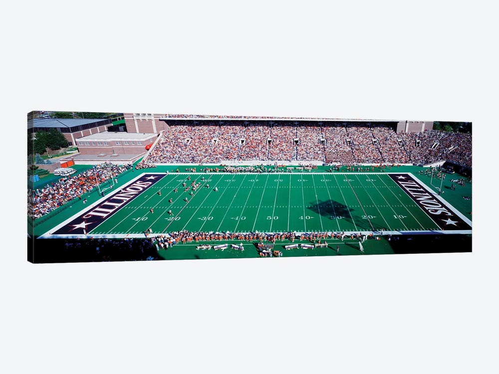 Memorial Stadium, Champaign, Illinois, USA by Panoramic Images 1-piece Canvas Wall Art