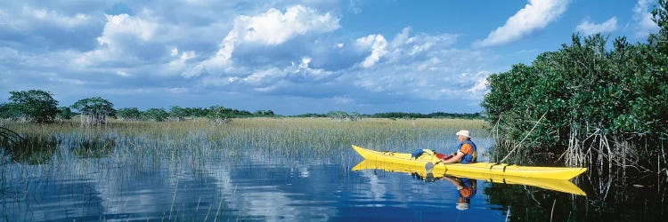 Kayaker In Everglades National Park, Florida, USA